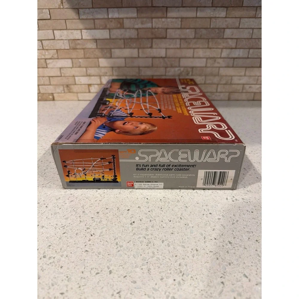 Vintage Spacewarp Set 10 Beginner Coaster Marble Roller Coaster Toy Complete
